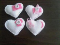 Corazones Para Bautizos